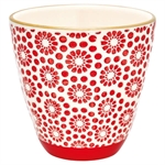 Kelly red cup with gold fra GreenGate - Tinashjem